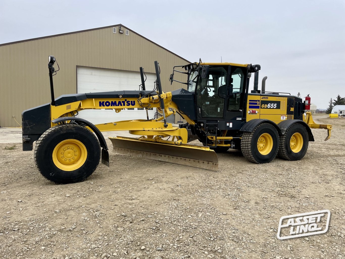 2022 Komatsu GD655 7 Motor Grader w/ Snow Wing