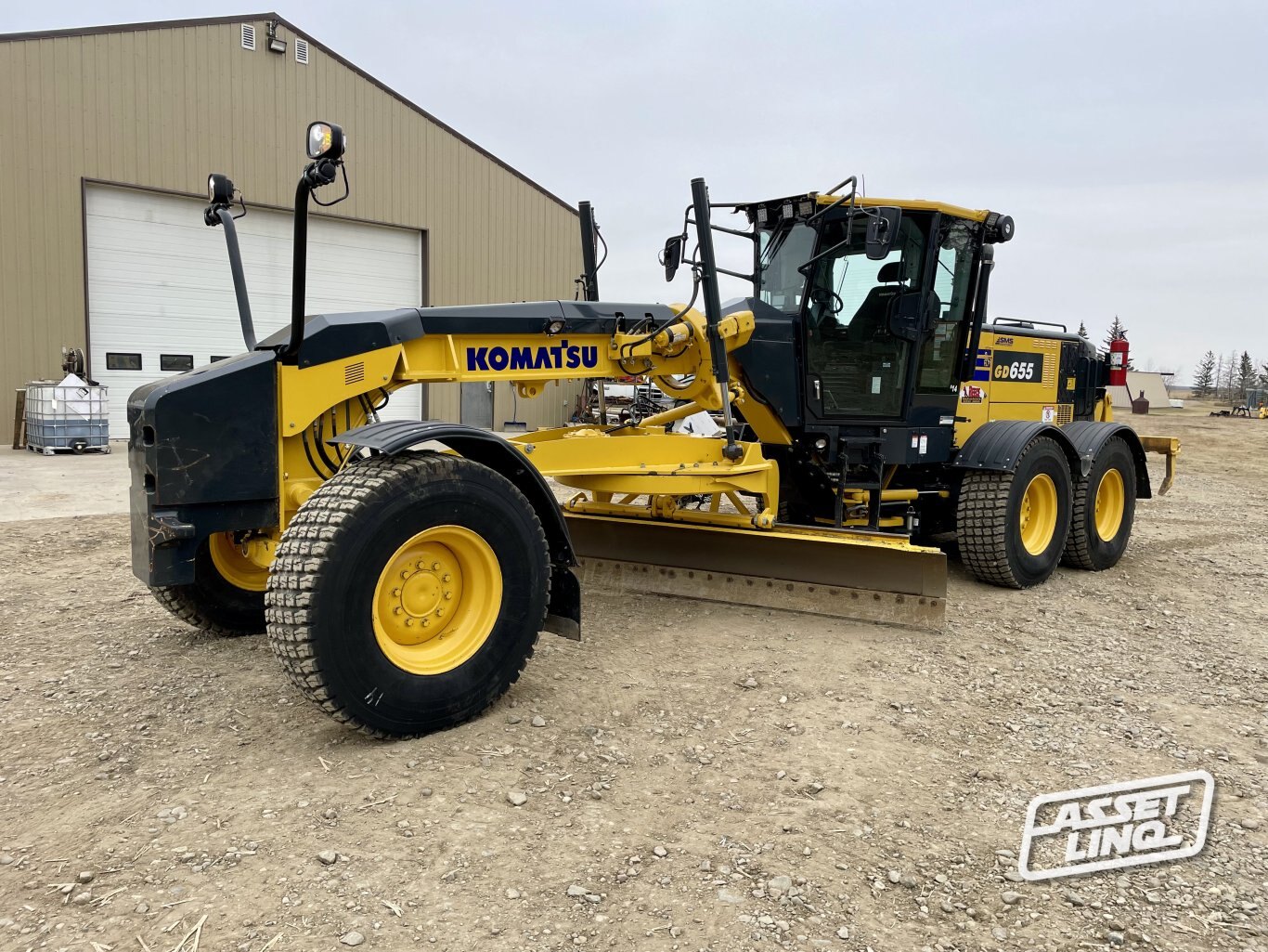 2022 Komatsu GD655 7 Motor Grader w/ Snow Wing