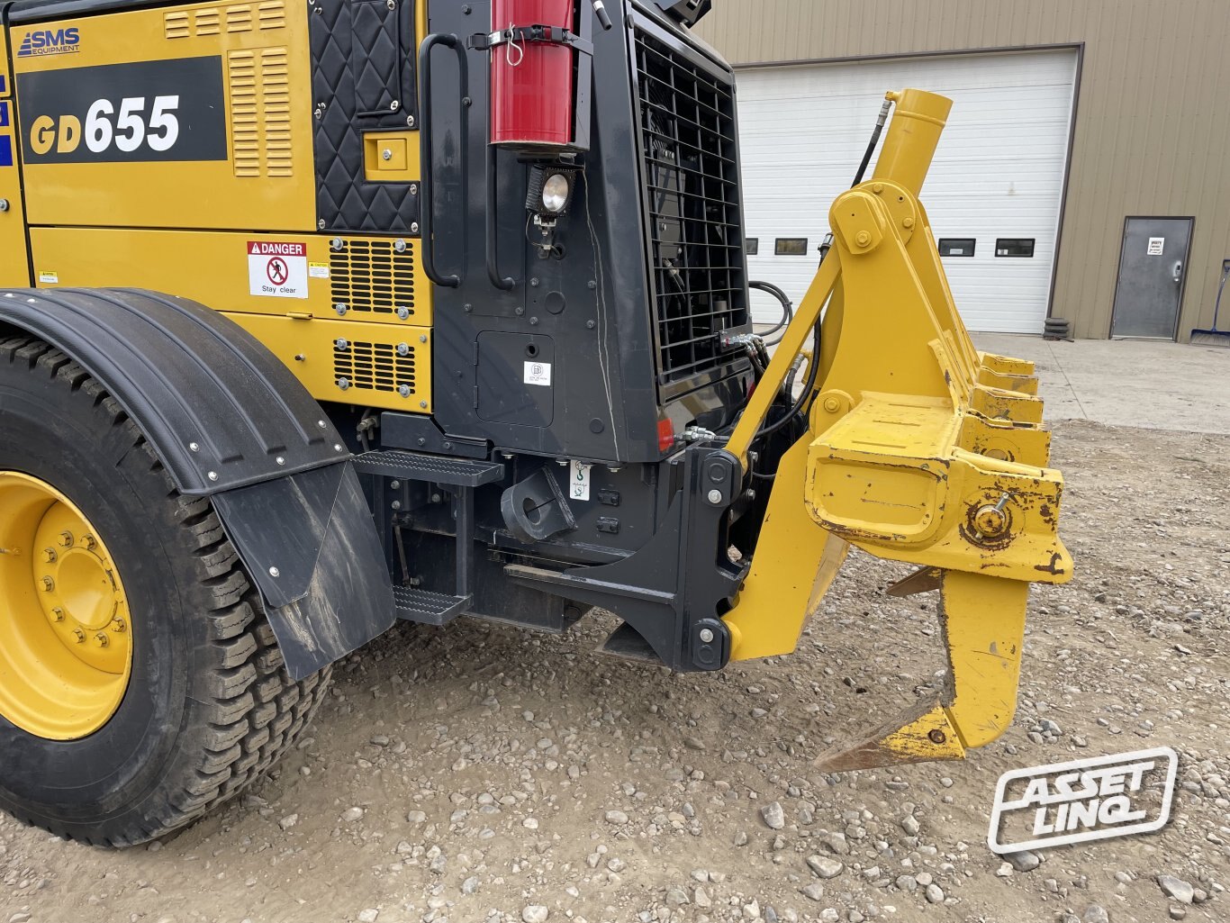 2022 Komatsu GD655 7 Motor Grader w/ Snow Wing