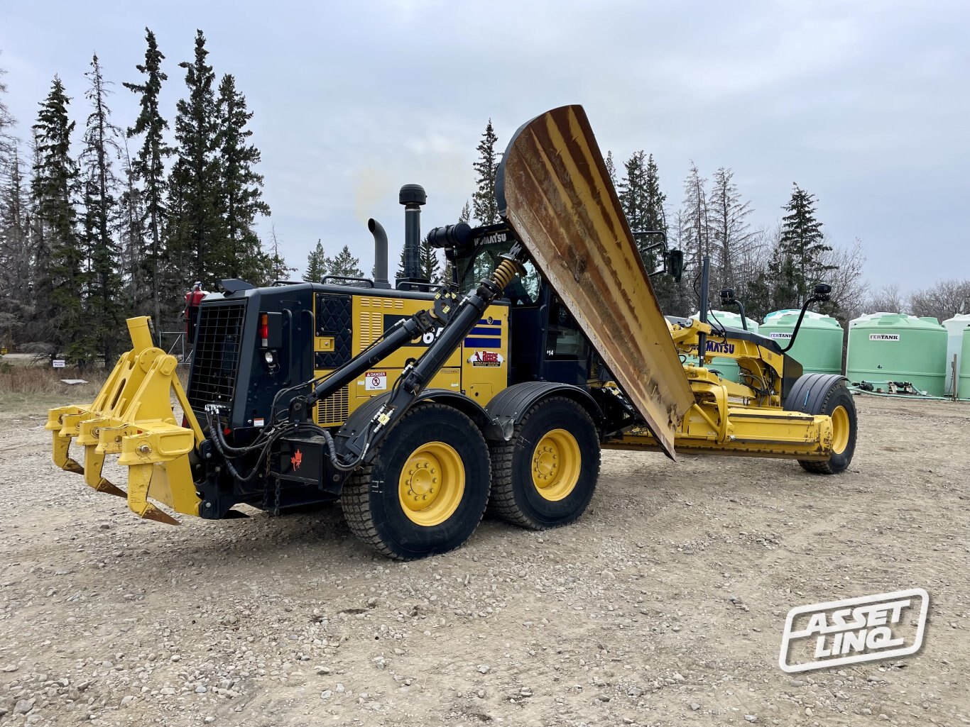 2022 Komatsu GD655 7 Motor Grader w/ Snow Wing