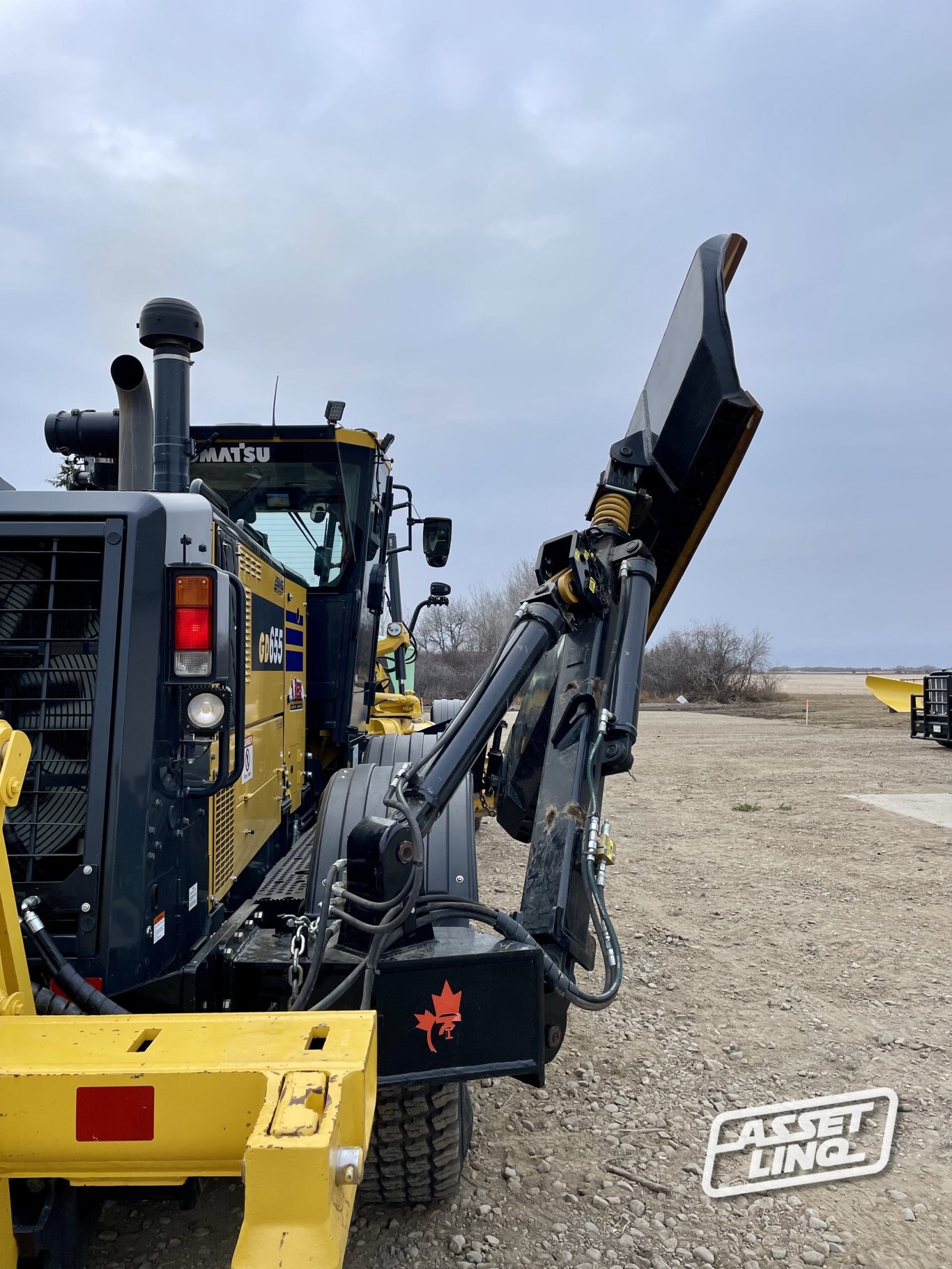 2022 Komatsu GD655 7 Motor Grader w/ Snow Wing