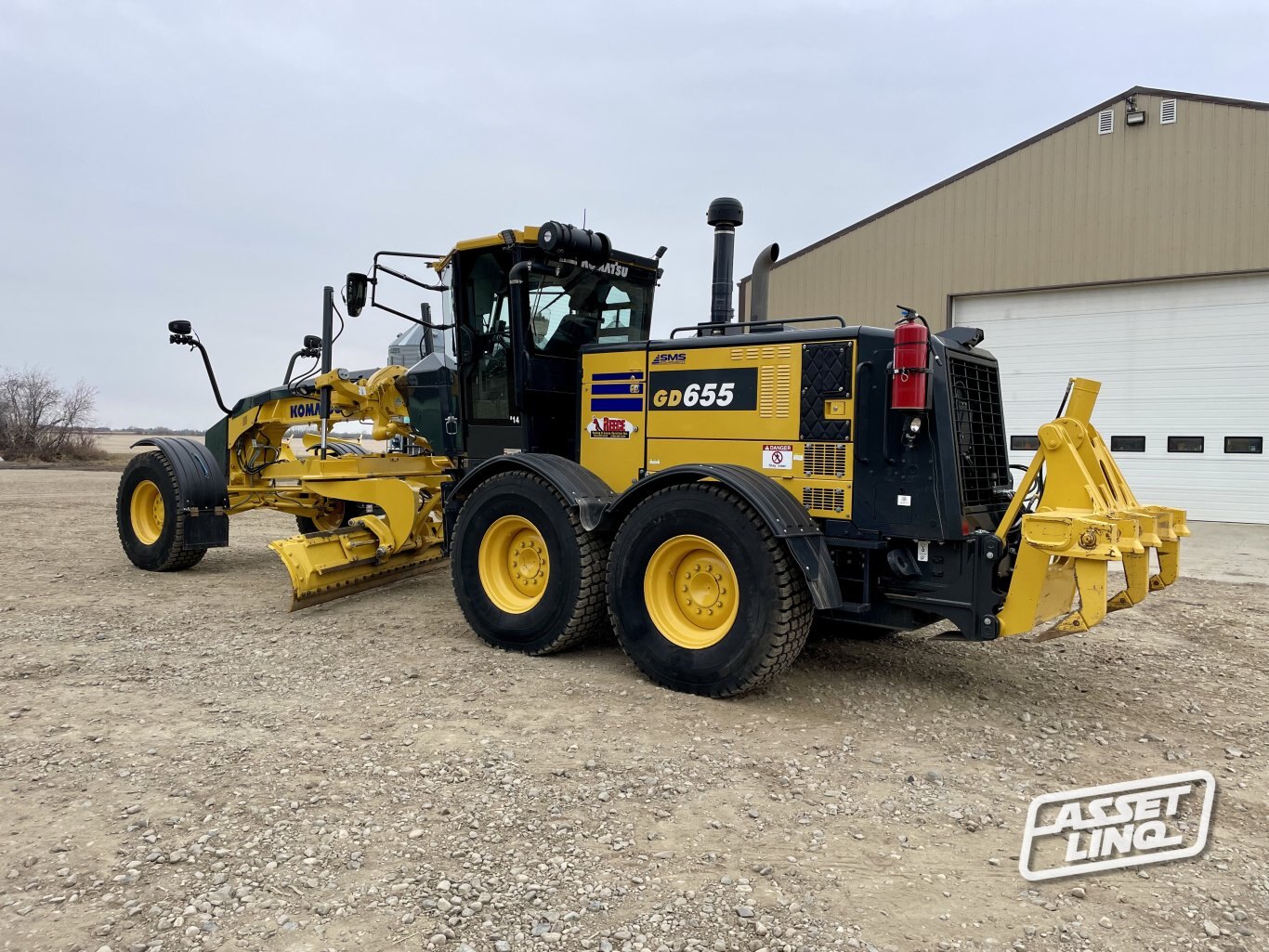 2022 Komatsu GD655 7 Motor Grader w/ Snow Wing