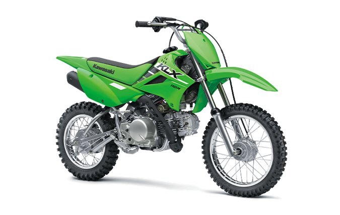 2025 Kawasaki KLX110R Lime Green