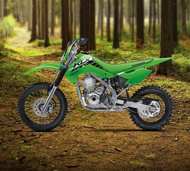 2025 Kawasaki KLX140R Lime Green