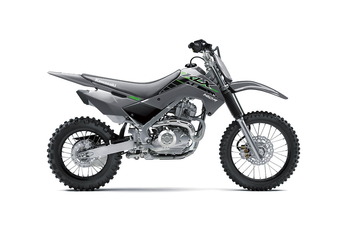 2025 Kawasaki KLX140R Battle Gray