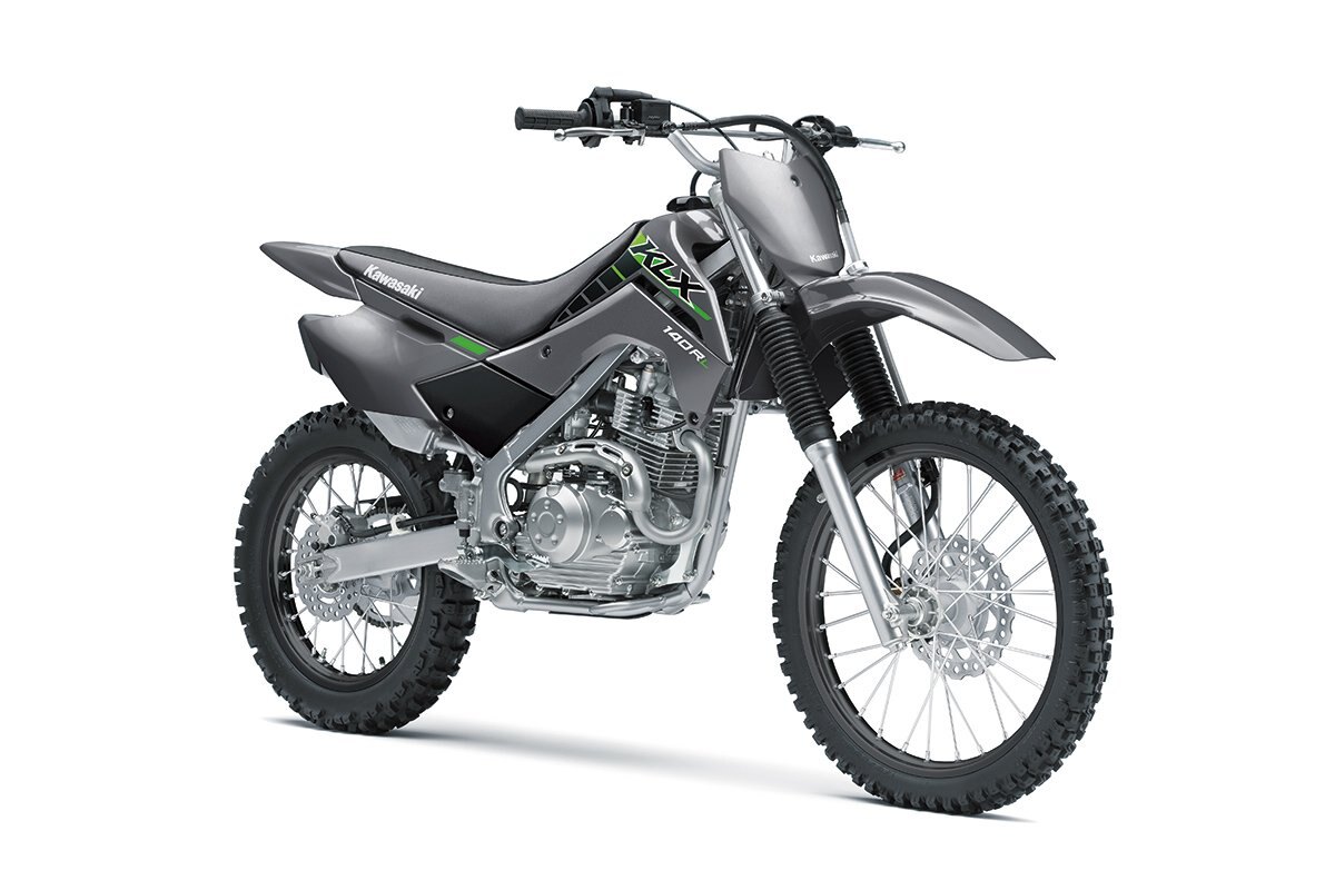 2025 Kawasaki KLX140R L Battle Gray