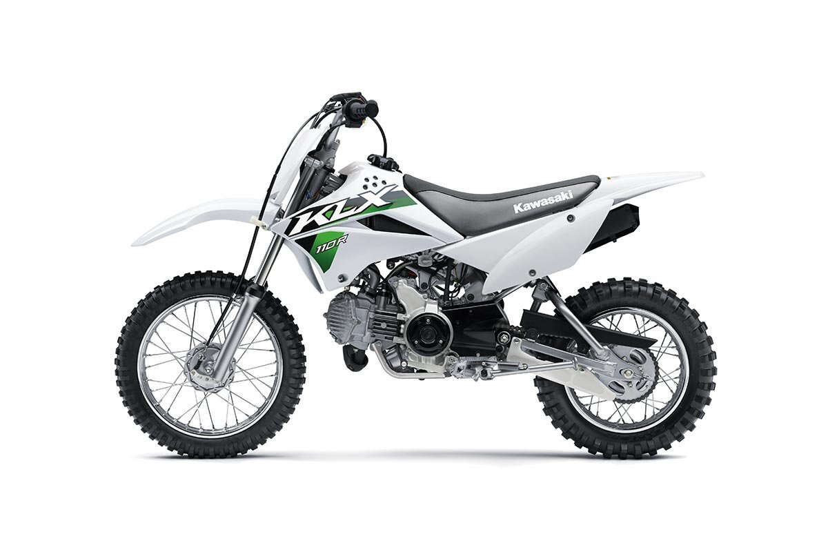 2026 Kawasaki KLX110R Bright White