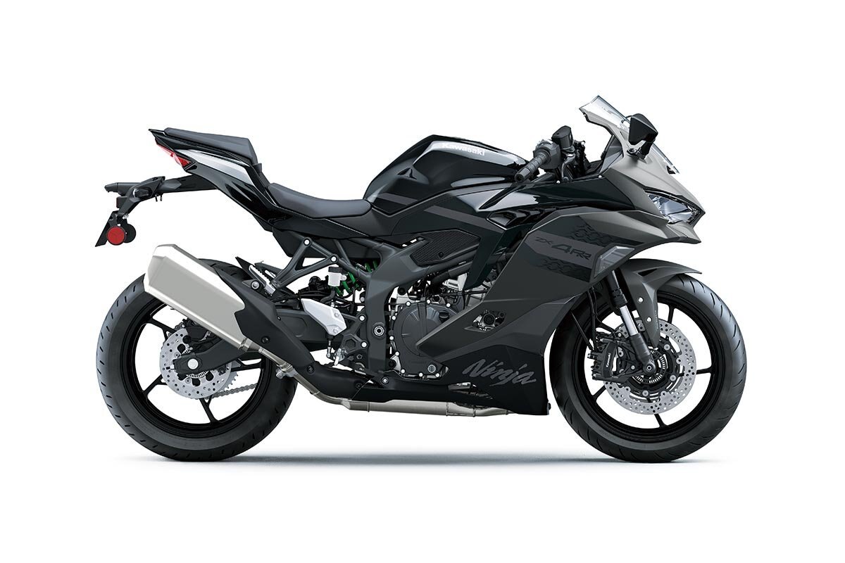 2026 Kawasaki NINJA ZX 4RR Metallic Matte Graphenesteel Gray / Metallic Spark Black