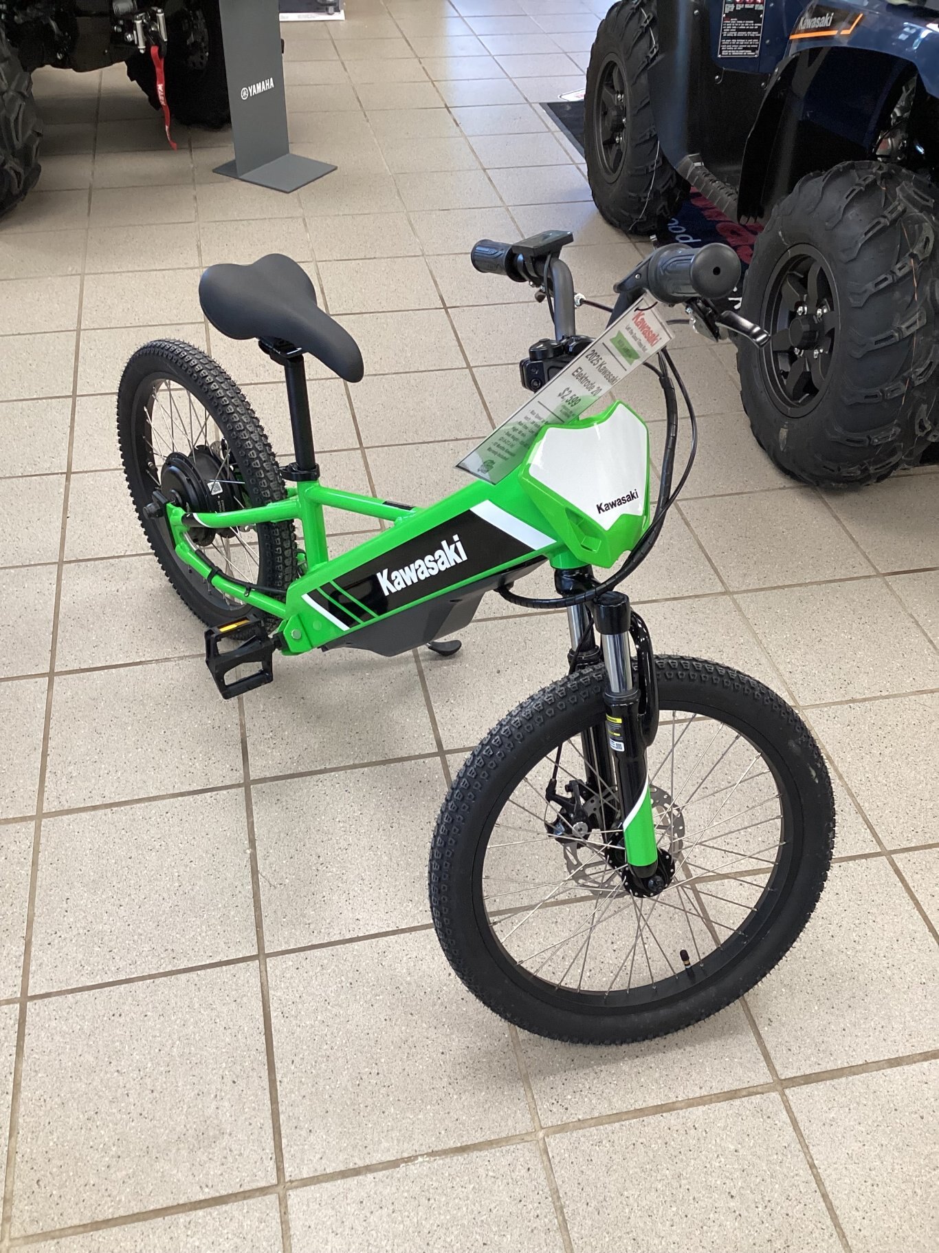 2025 Kawasaki ELEKTRODE 20 Lime Green