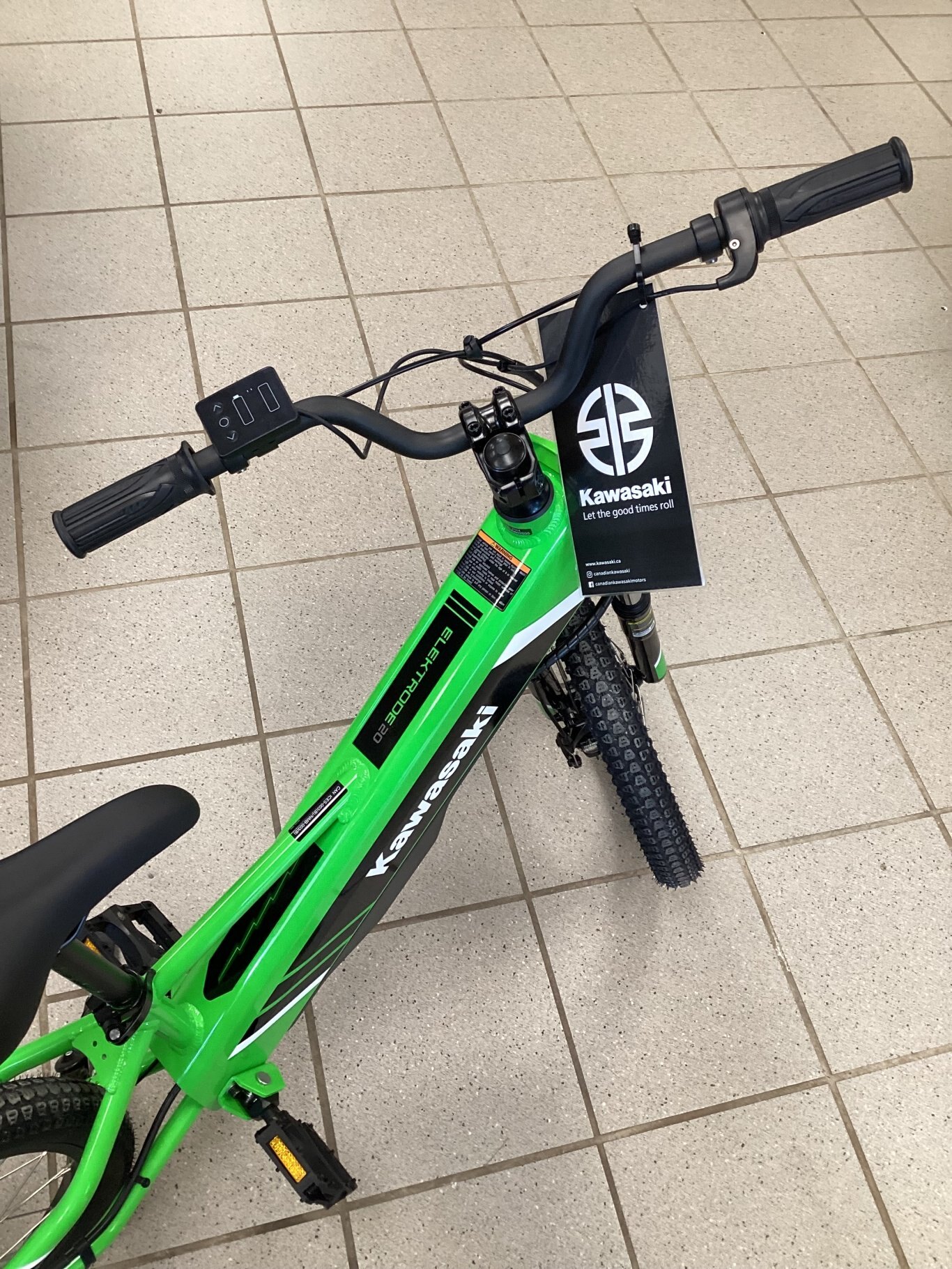 2025 Kawasaki ELEKTRODE 20 Lime Green