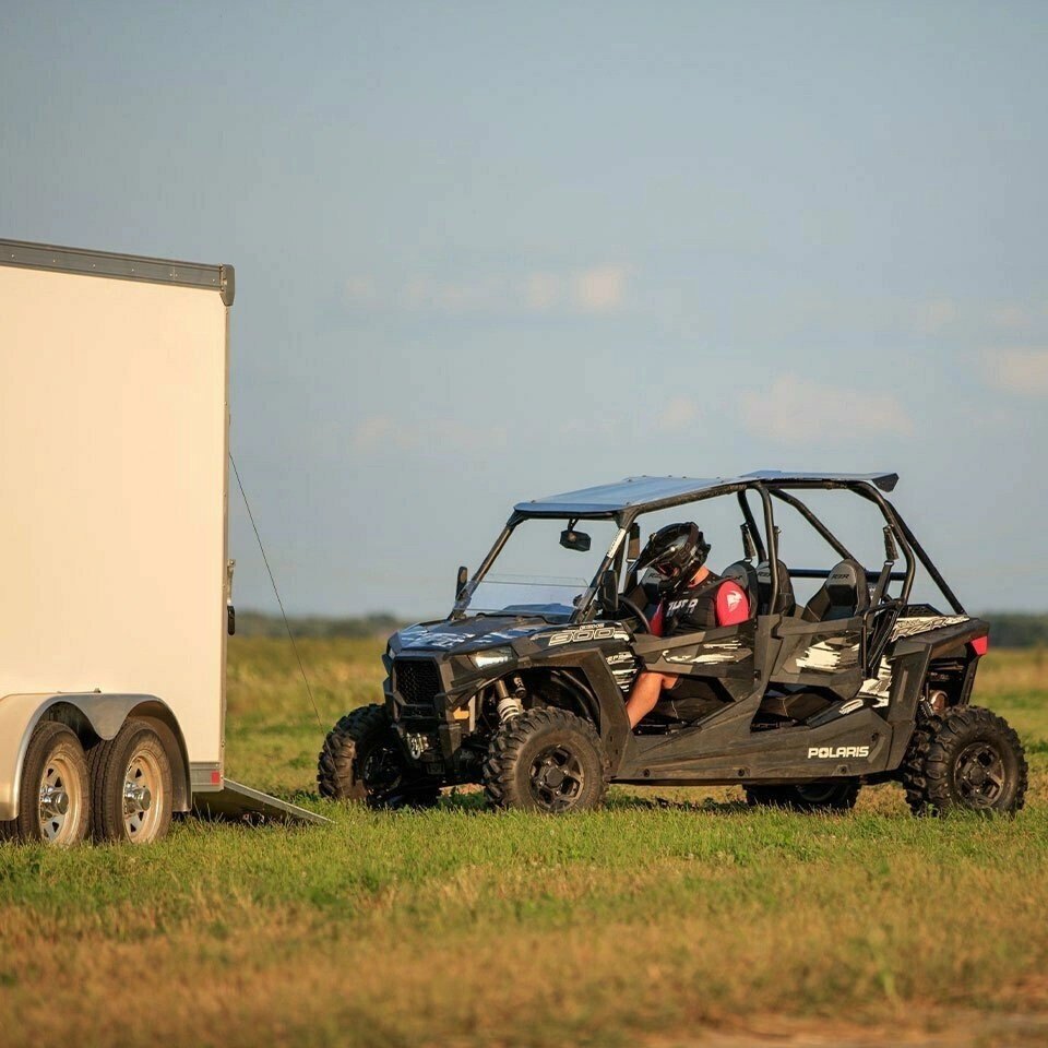 Ideal Cargo Sportzone 7.5x14 |12 Extra Height | Ramp Doors | Side Door