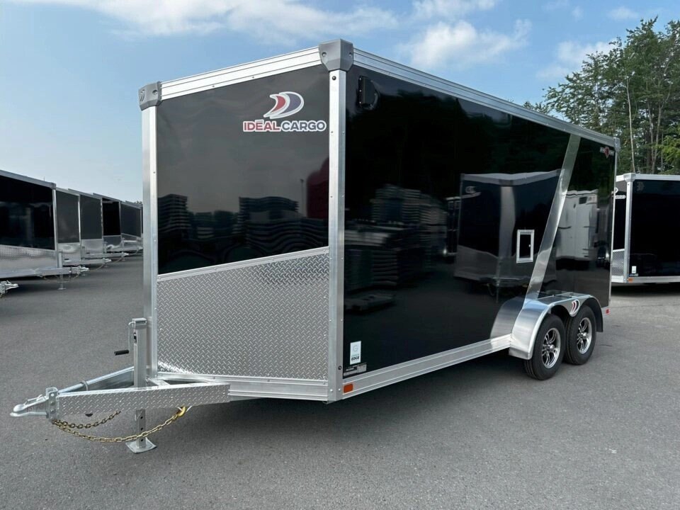 Ideal Cargo Sportzone 7.5x14 |12 Extra Height | Ramp Doors | Side Door