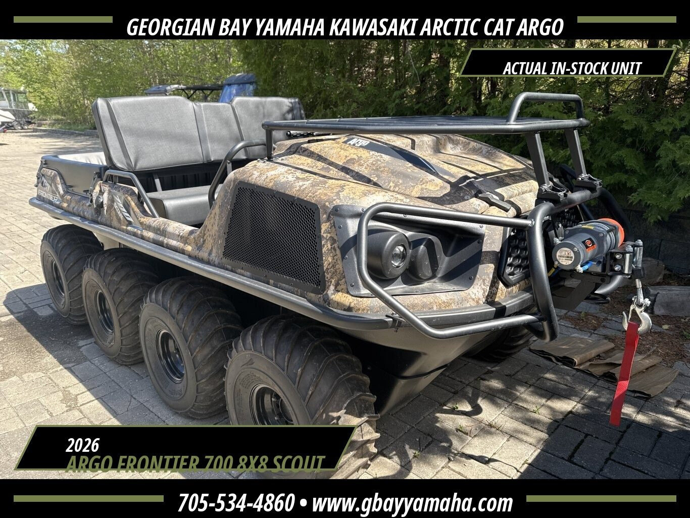 2026 ARGO Frontier 700 8x8 Scout