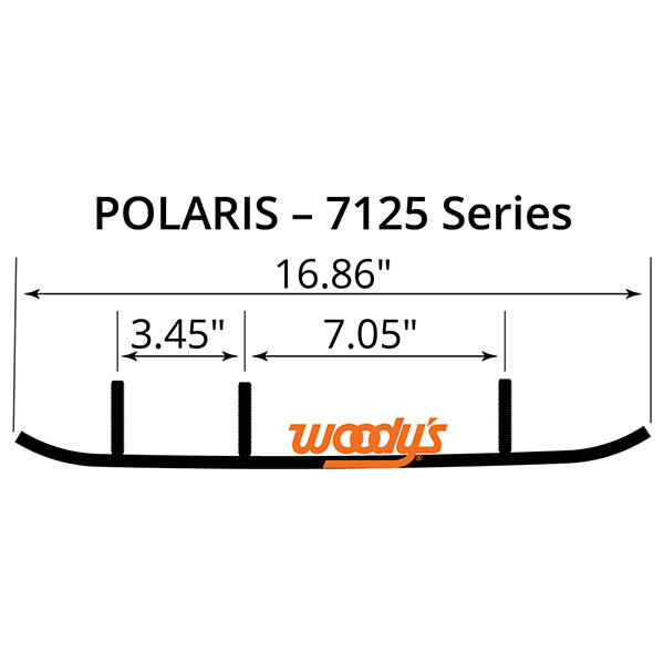 WOODY'S FLAT TOP EXTENDER TRAIL III 4 CARBIDE RUNNER (EPI3 7125)