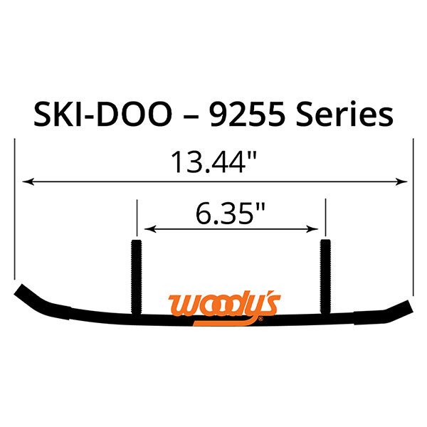 WOODY'S FLAT TOP EXTENDER TRAIL III 4 CARBIDE RUNNER (ESD3 9255)