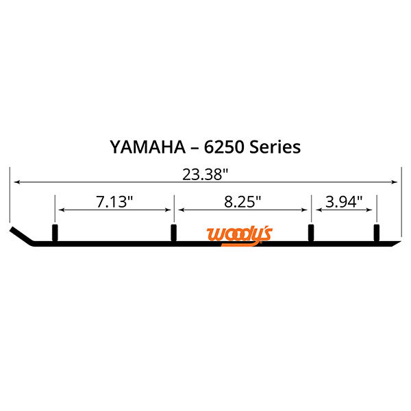 WOODY'S FLAT TOP EXTENDER TRAIL III 4 CARBIDE RUNNER (EYV3 6250)