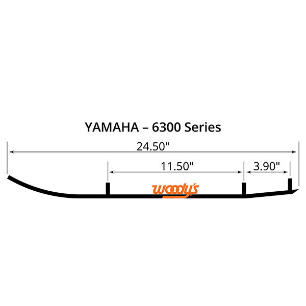 WOODY'S FLAT TOP EXTENDER TRAIL III 4 CARBIDE RUNNER (EYV3 6300)