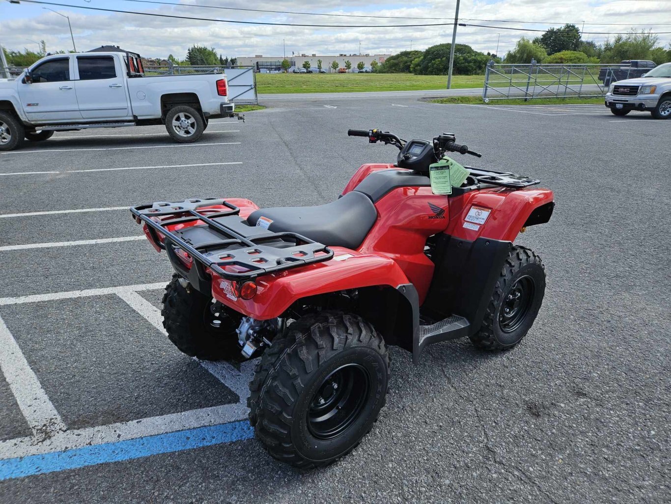 2025 Honda Rancher TRX420 Hero Red