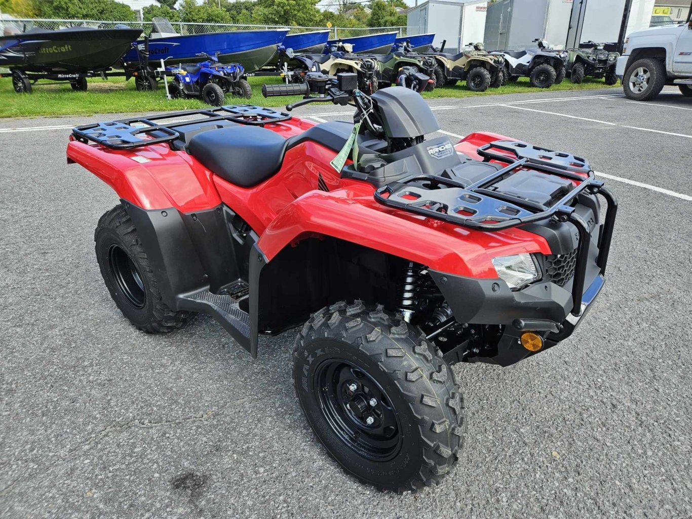 2025 Honda Rancher TRX420 Hero Red