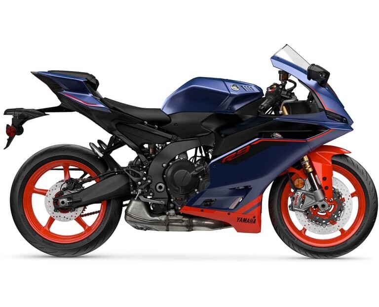 2027 Yamaha YZF R9 Matte Phantom Blue/Fluo Red