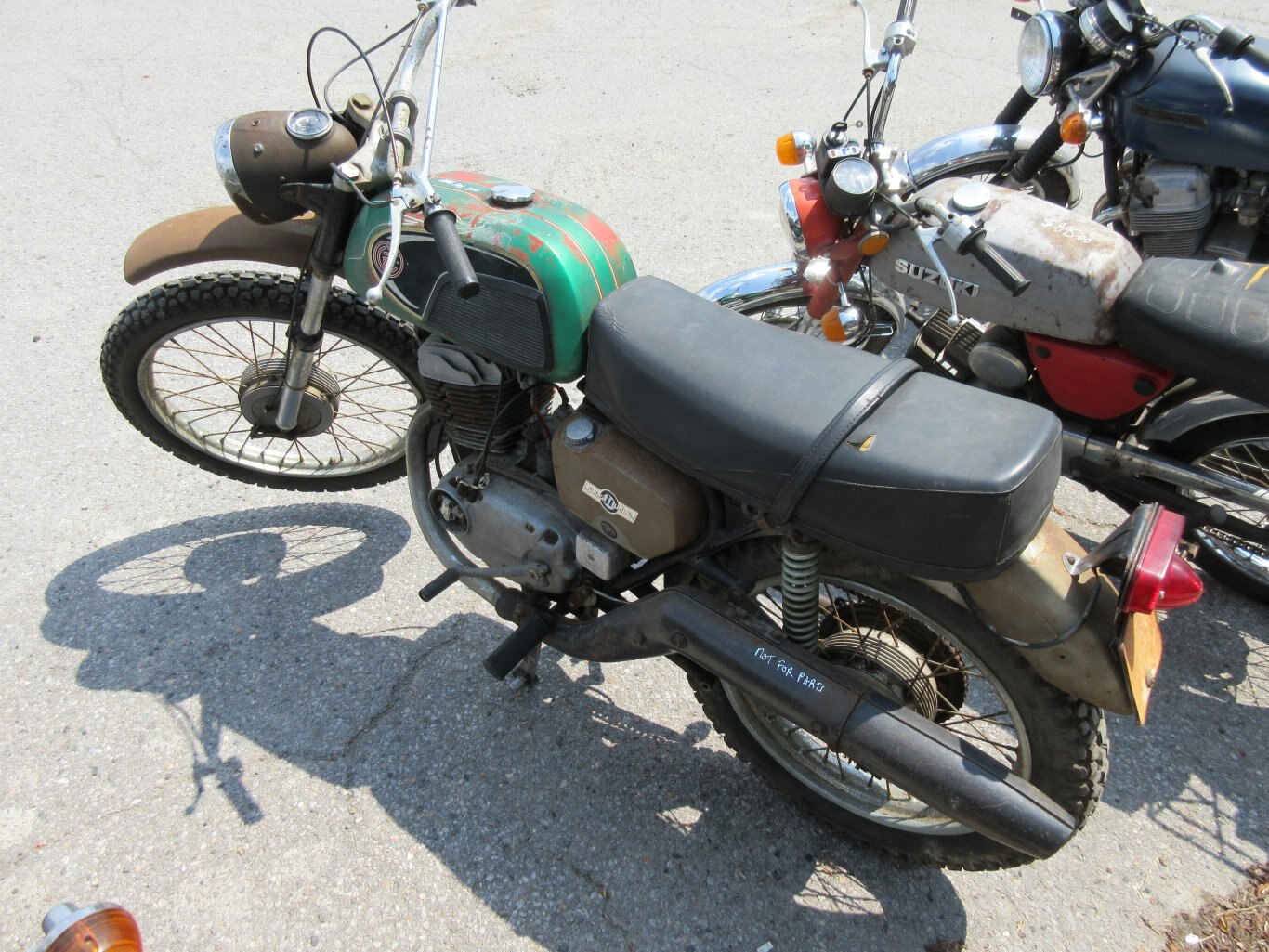 1971 CZ Trail 175 project bike