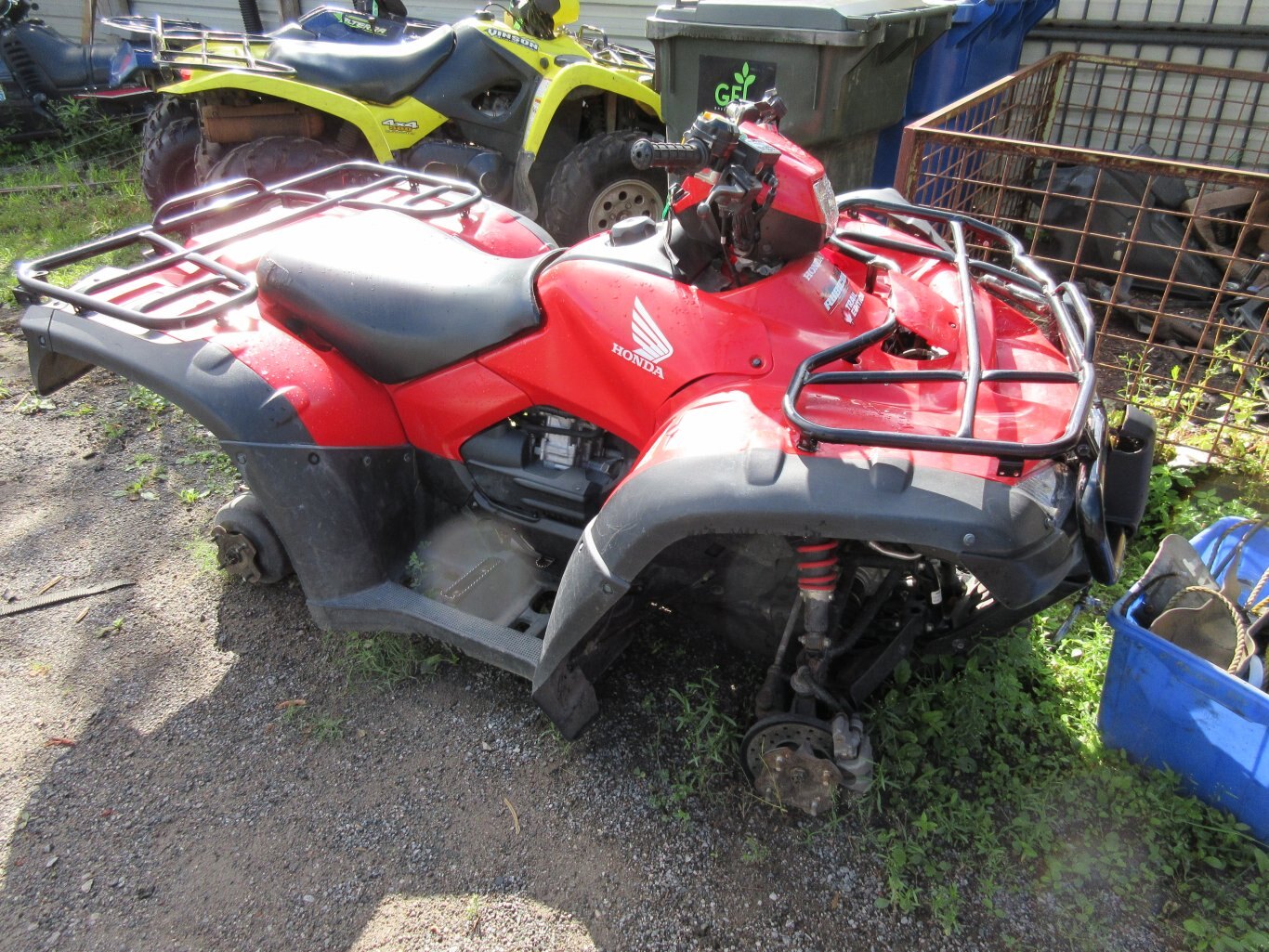 Parting out 2013 Honda 500 Rubicon