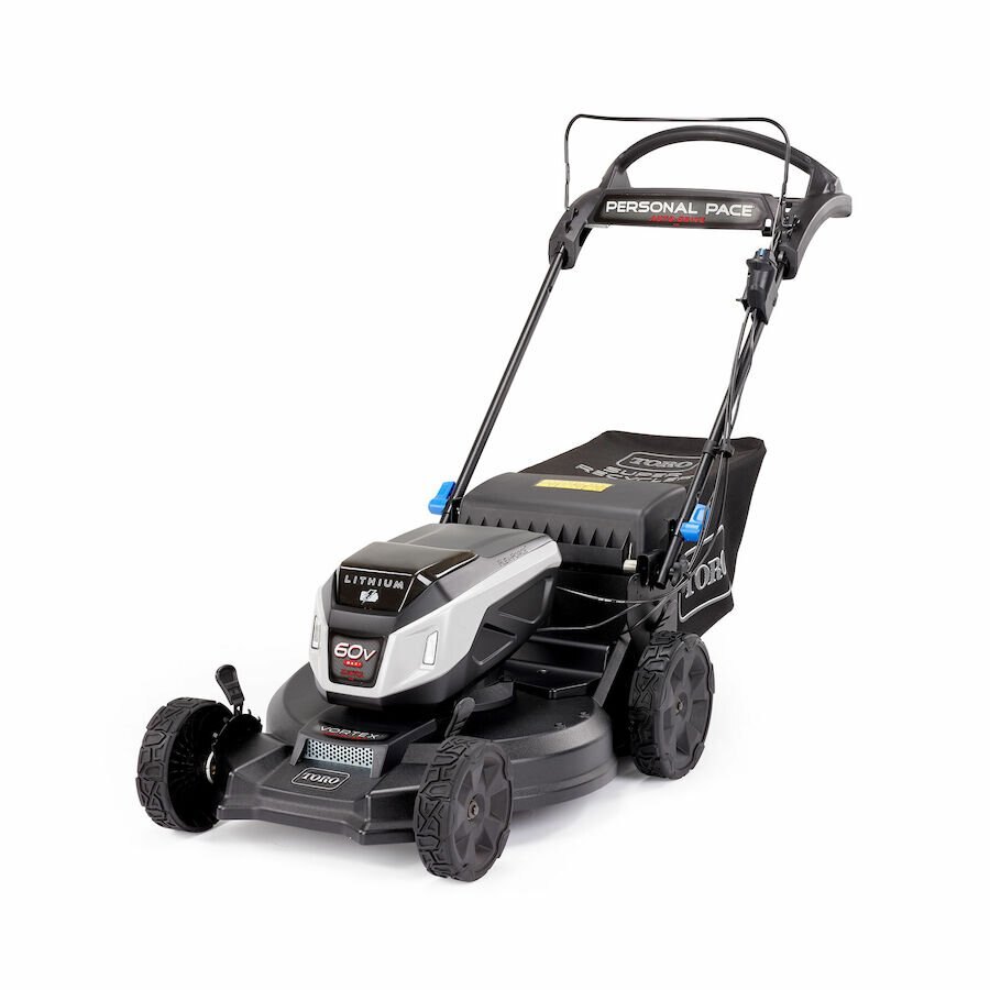 Toro 60V Max* 21 in. (53 cm) Super Recycler® w/Personal Pace® & SmartStow® Lawn Mower with 7.5Ah Battery