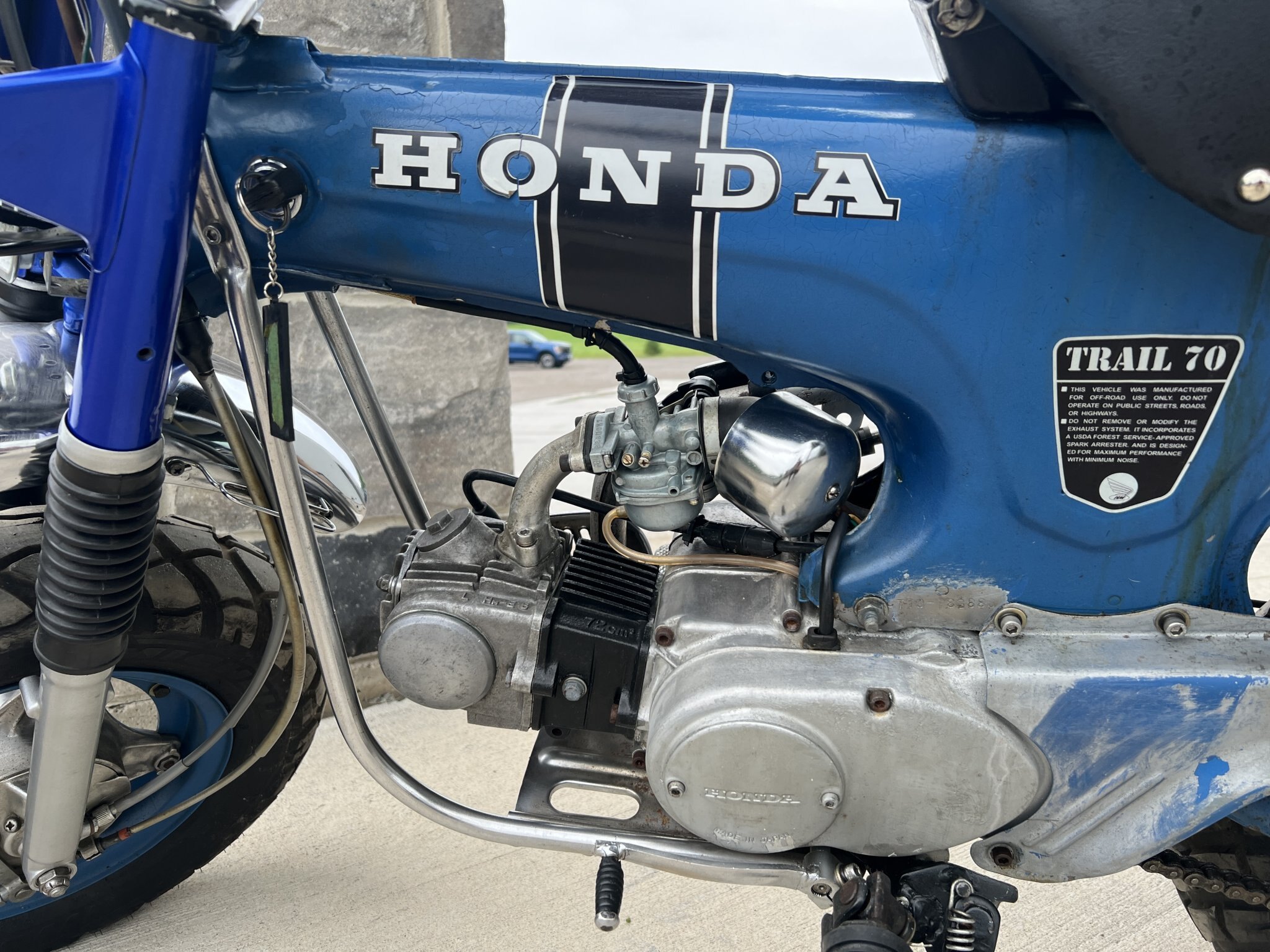 1971 HONDA CT70 BLUE
