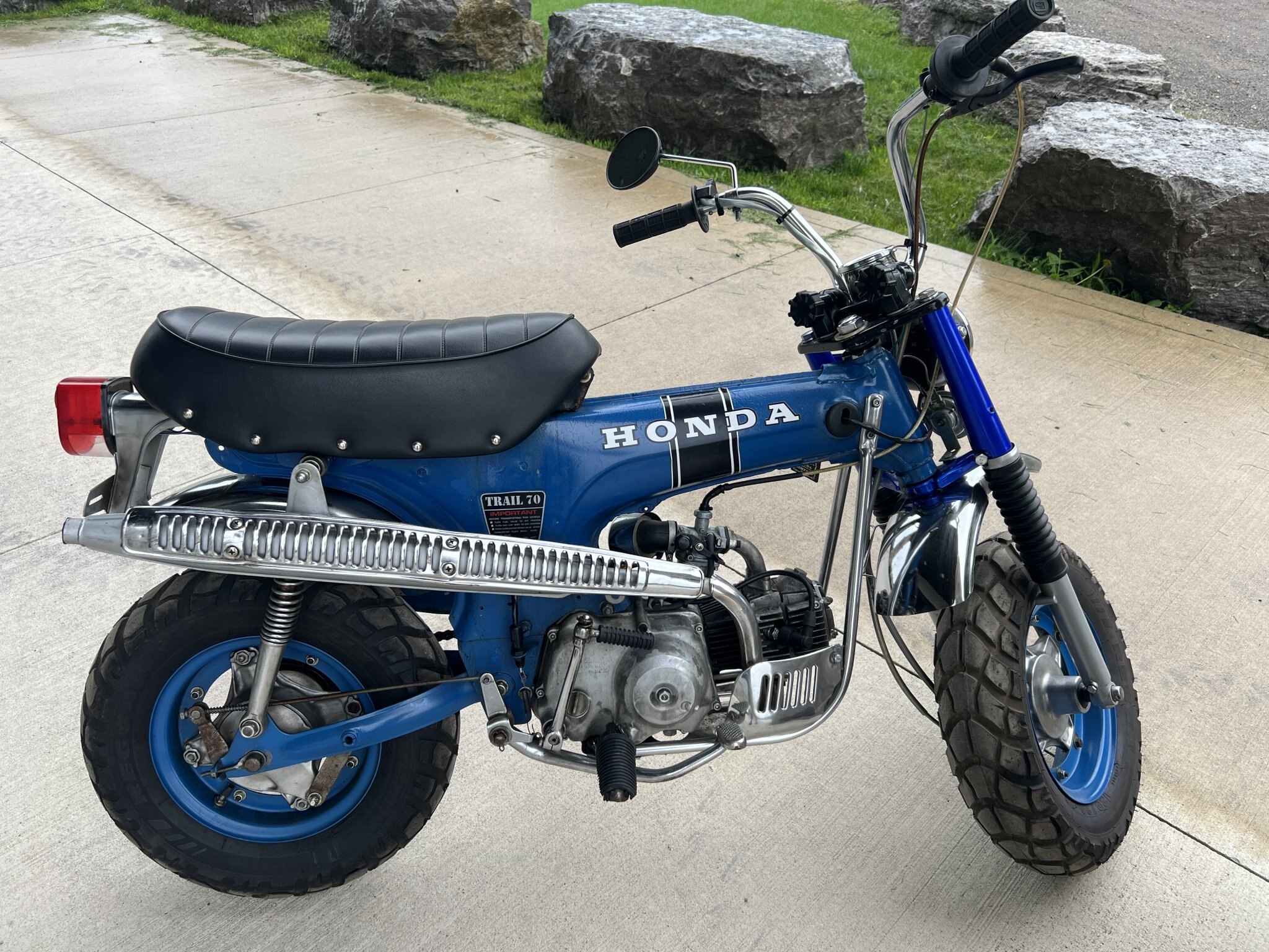 1971 HONDA CT70 BLUE