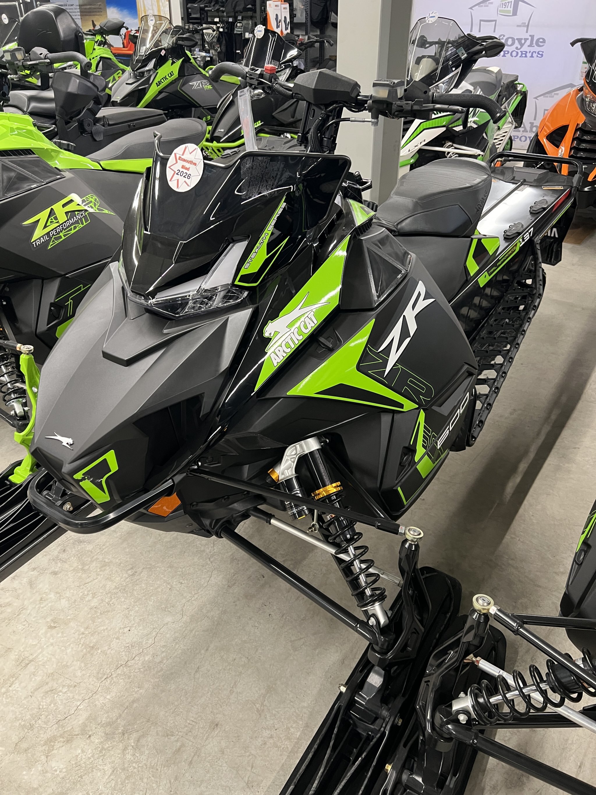 2026 ARCTIC CAT ZR 600 137 EPS GREEN EXCLUSIVE DEMO