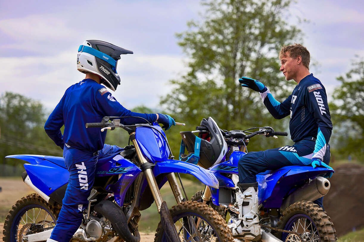 Yamaha YZ125 Bleu 2024 Team Yamaha