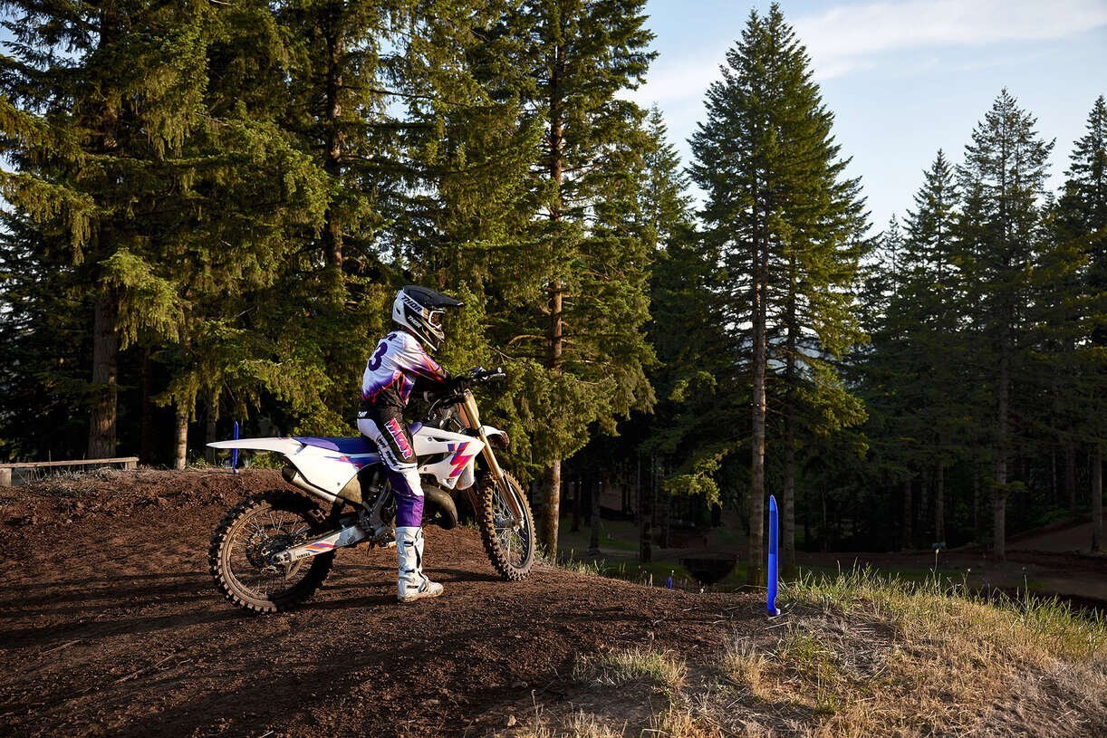 2024 Yamaha YZ125 Blanc héritage