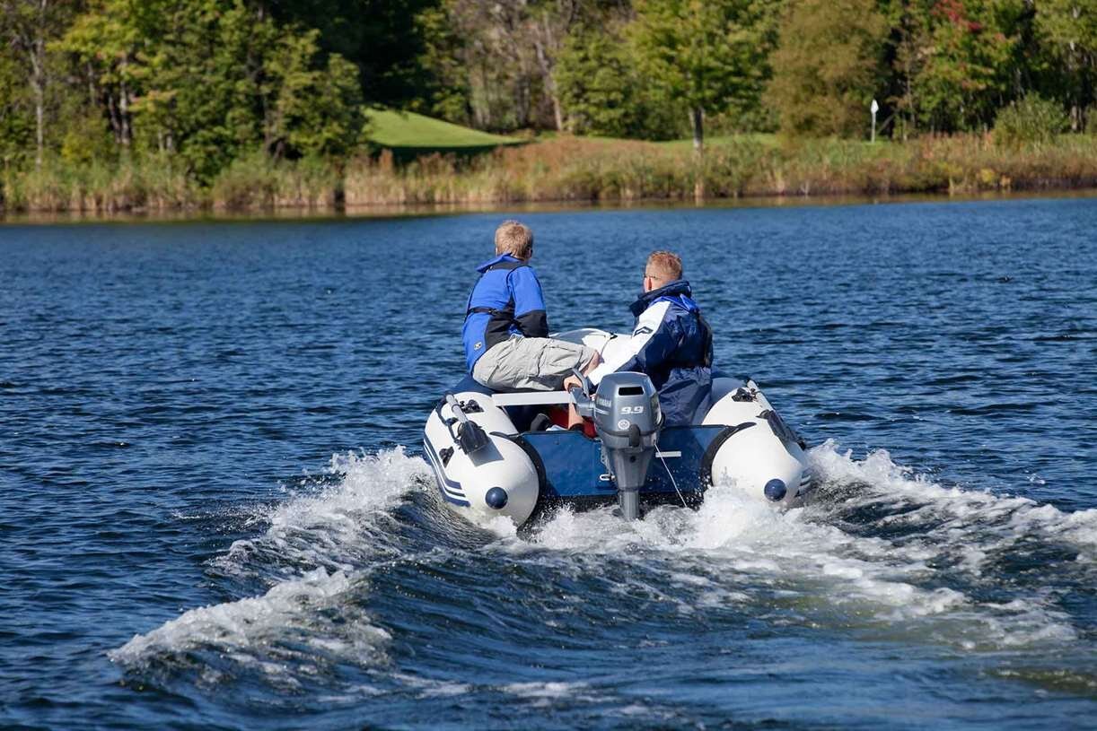 Yamaha F9.9 Portable Gris Bleuâtre Métallisé