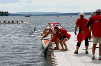 Quais flottants Candock Rowing