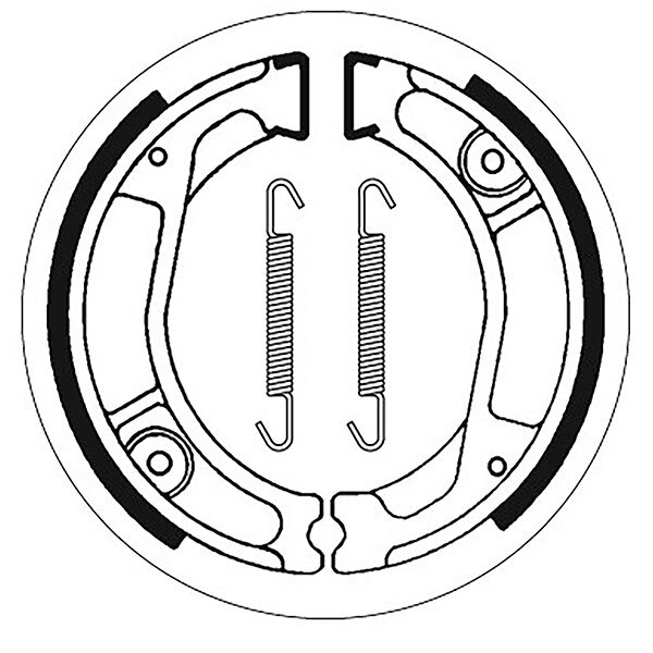 MÂCHOIRES DE FREIN SBS AVEC RESSORTS (5192029100)