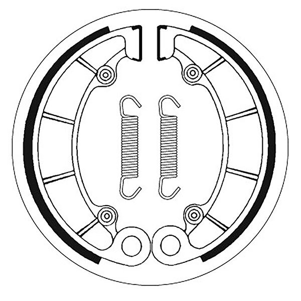 SBS BRAKE SHOES WITH SPRINGS (5192046100)