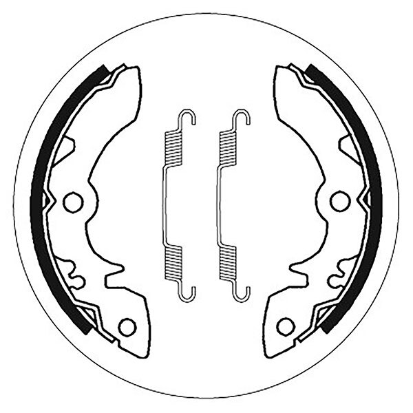 MACHOIRES DE FREIN SBS AVEC RESSORTS (5192051100)