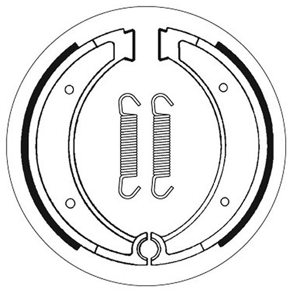 MACHOIRES DE FREIN SBS AVEC RESSORTS (5192116100)