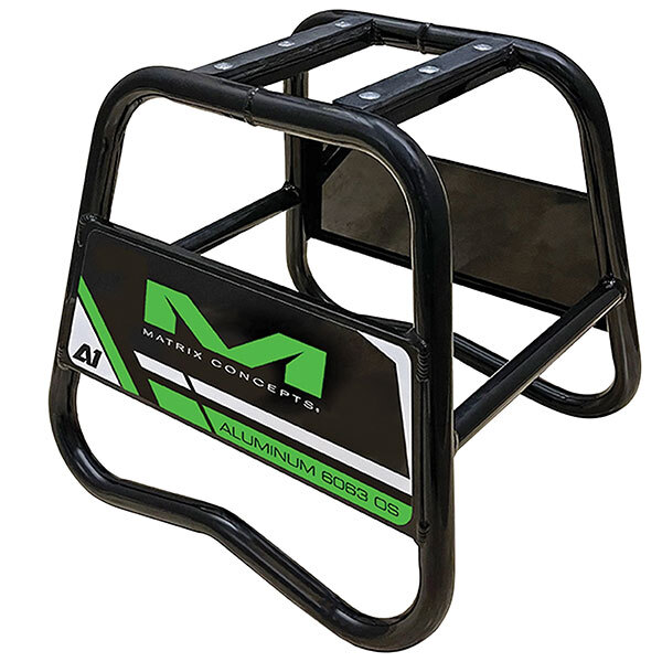 SUPPORT EN ALUMINIUM MATRIX A1 Noir/Vert