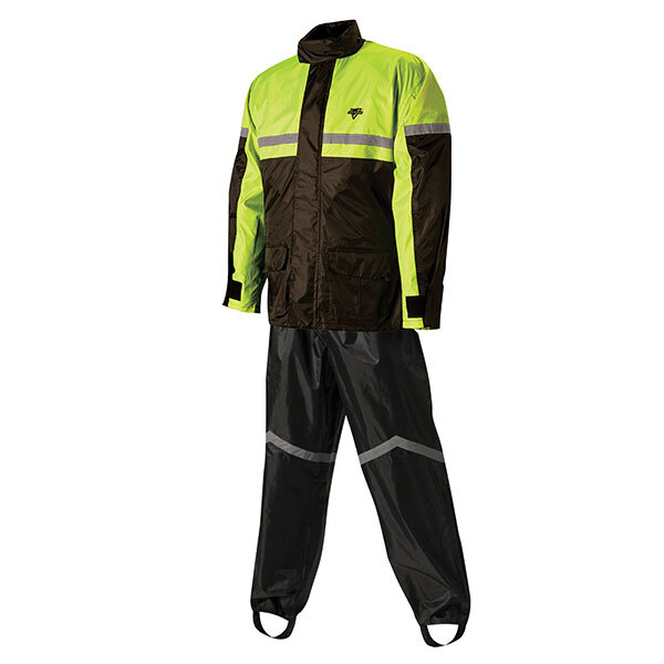 NELSON RIGG STORMRIDER MOTO PLUIE SUIT Petite Haute Visibilité Jaune Unisexe