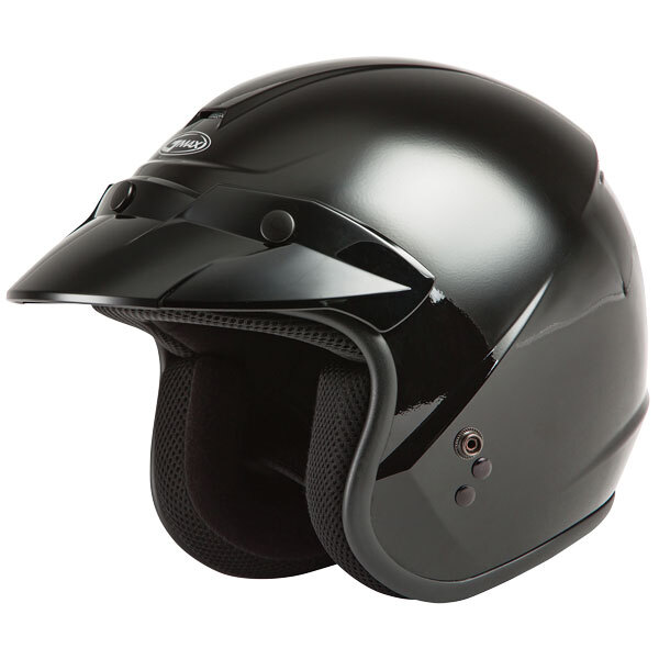 GMAX OF 2 CASQUE OUVERT Jeunesse Petit Noir