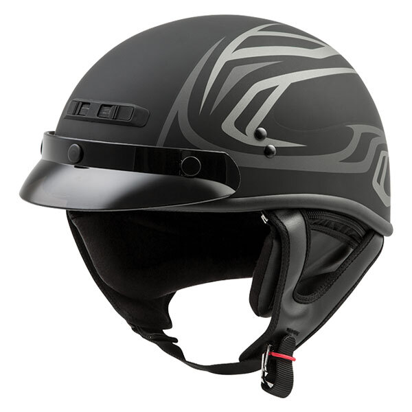 GMAX GM35 DEMI-CASQUE ENTIÈREMENT HABILLÉ