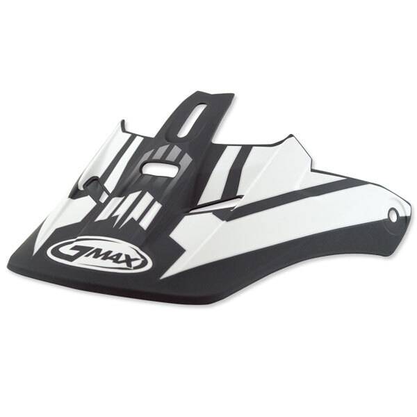 GMAX GM46 VISOR XS S Noir Mat/Blanc