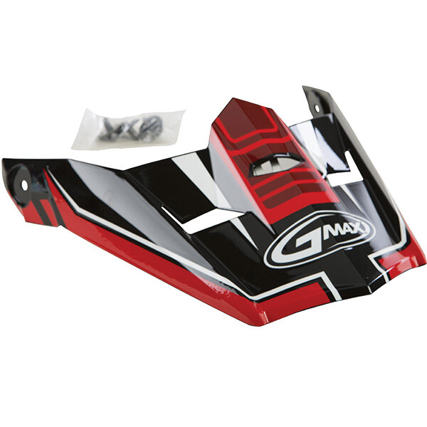 GMAX MX46Y UNCLE VISOR Jeunesse Rouge