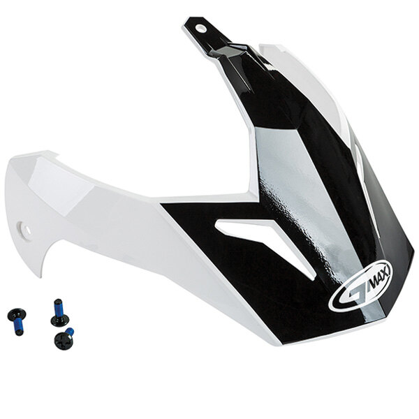 VISIÈRE DE CASQUE GMAX GM11 SCUD DUAL SPORT Blanc/Rouge/Noir