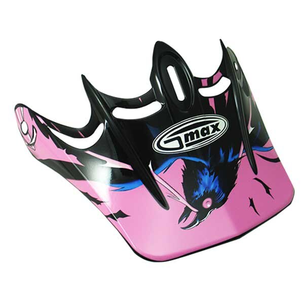 GMAX GM46 SKULL VISOR Youth Pink