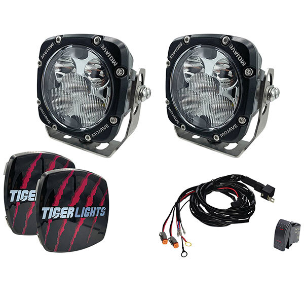 TIGER LIGHTS MOJAVE 4 LIGHT KIT & HARNESS (TLM4 KIT)