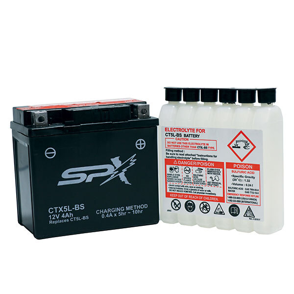 SPX HIGH PERFORMANCE BATTERY & ACID (CTX5L BS)