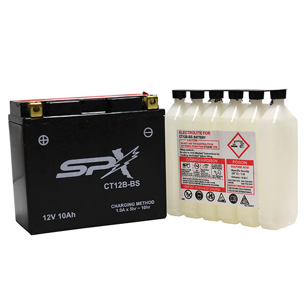 BATTERIE ET ​​ACIDE HAUTE PERFORMANCE SPX (CT12B BS)