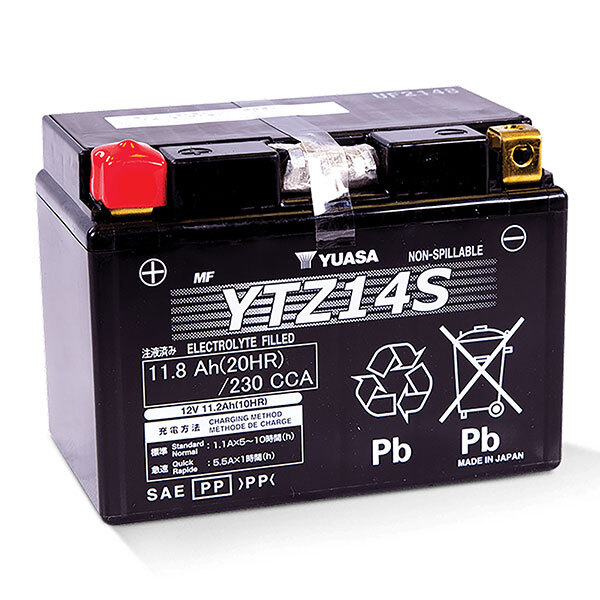 Batterie Yuasa série YTZ (YUAM72Z14)